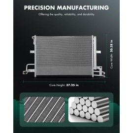 SCITOO 3911 Condenser Compatible for 2011-2018 for Ford for Explorer 3.5L 2014-2018 for Ford for Police Interceptor Utility 3.5L