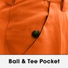 Golf Knickers Orange Microfiber (Plus Fours) for Men - 48"