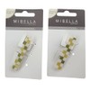 Mibella 28653 Hair Clips Set of 2 Checked Pattern Design