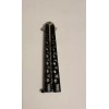 Cal mart NEW Metal Butterfly Dull Balisong Comb Training Practice