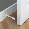 Door Stop Wall Protector with Rubber Tip – White Solid