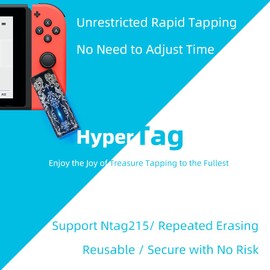 HYPERTAG - NFC Tag. Rewritable NTAG215. Unlimited UID Generation. Rechargeable