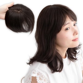 Bright Lara hp007-SIZEN Hair Piece Partial Wig, Top Cover, Whorl, Human Hair Wig, Wig