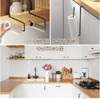 BOJIDO Kitchen Paper Holder, Under Cabinet, Hanging, Wall Mounted, Fits