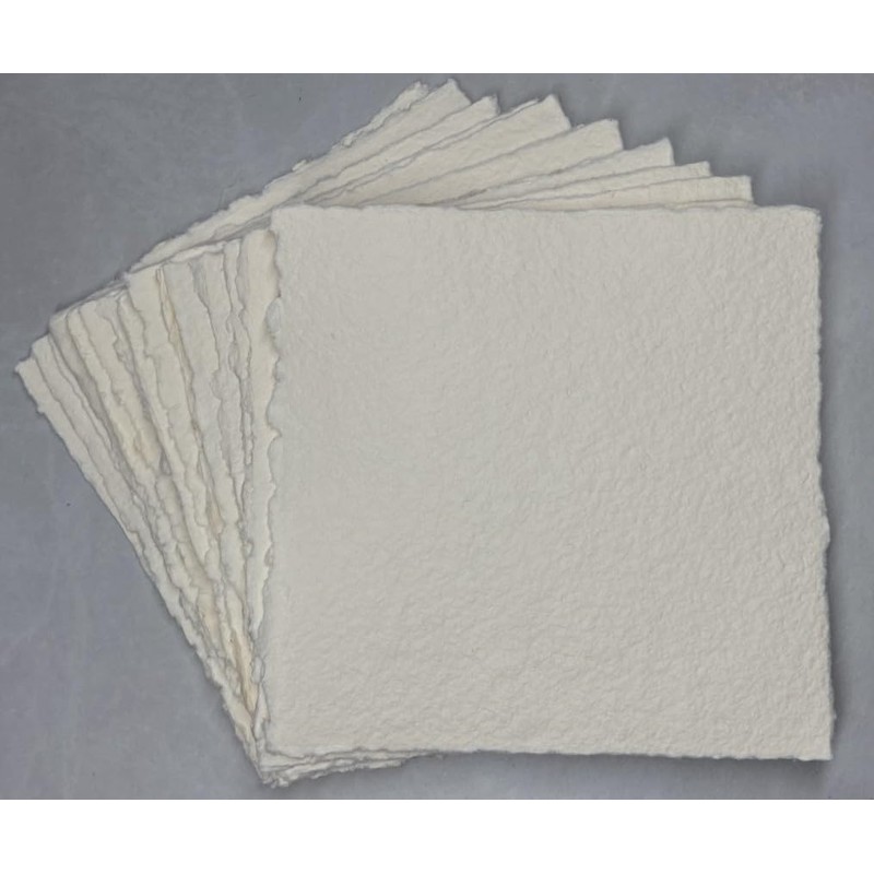 Ultra Thick Handmade Watercolor Paper with Deckle Edge - 500GSM