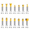 UTRUSTTO Router Bits 70 Pieces, 1/2 Inch Shank Tungsten Carbide