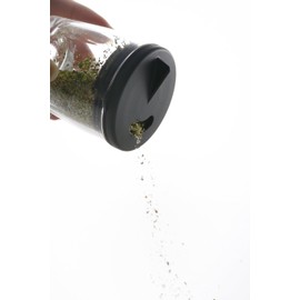 Richell 14761 Powder Condiment Container, S, Brio, Black