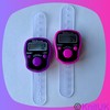 KnitUK Tally Counter - LED Backlight. Pack of 2. Pink