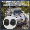 4Pcs Black Rubber Bumper Cushion Hood Bump Stop Fit for