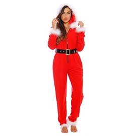 6256-L Just Love Adult Onesie / Pajamas, Santa Baby, Large