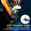 5.8GHZ Wireless Guitar System, Rechargeable Digital Wireless Guitar Transmitter Receiver