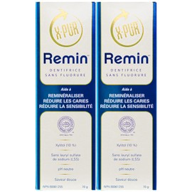 X-PUR Remin Toothpaste For Adults - 2 Pack Mint Flavor Xylitol Toothpaste with Nano Hydroxyapatite