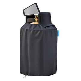 VeyoStories 420LB Propane Tank Cover, Fits 120 Gallon Propane Tank, 600D Oxford Cloth Waterproof & Dustproof, Top Valve Access & Adjustable Drawstring for All-Weather Protection. (Cover Only)