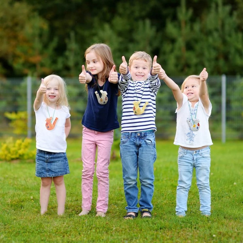 Oricool Ceramic Bird Whistle Children's Bird Pipe Sound - Pack