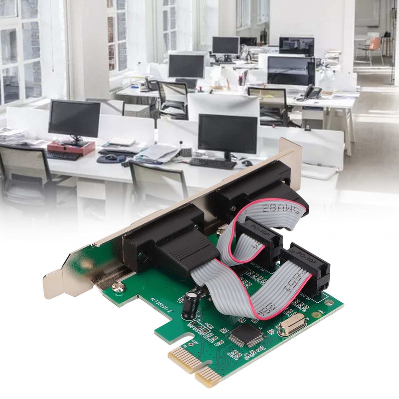 Pcie Expansion Card PCIE Serial Card Computer Desktop COM Port