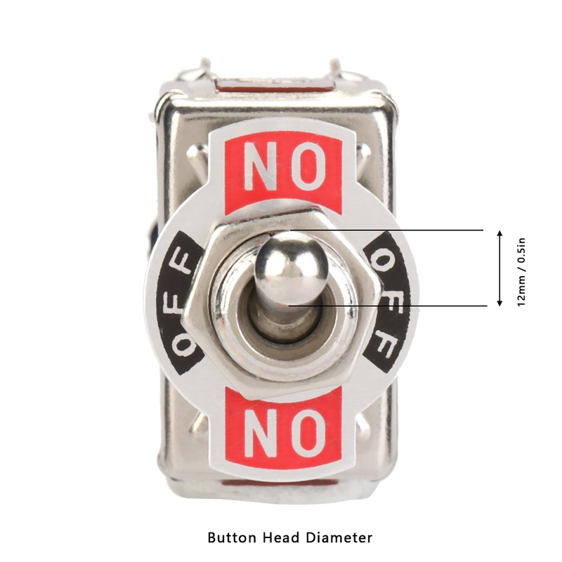 5PCS Toggle Switch DPDT 6 Pin3 Position Terninal On OFF