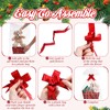 Skyygemm 12 Pcs Christmas Basket for Gifts Empty Kit 9.8