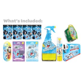 Gunk Getter Home and Kitchen Cleaning Supplies - Multi Purpose Cleaner Kit for Floors,Counters, Bathroom and Glass-Cleaning Household Essentials