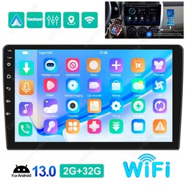 JOYINCAR Android 13 Touch Screen Car Stereo Radio GPS WIFI BT Carplay 10.1'' Double 2 Din