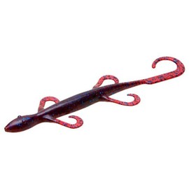 Zoom Bait 8-Inch Magnum Lizard Bait-Pack of 9 (Plum)