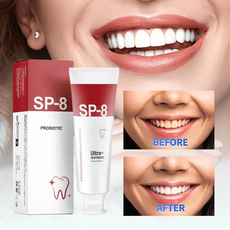 Funkprofi Sp8 Probiotic Toothpaste - Ultra Whitening & Deep Cleaning
