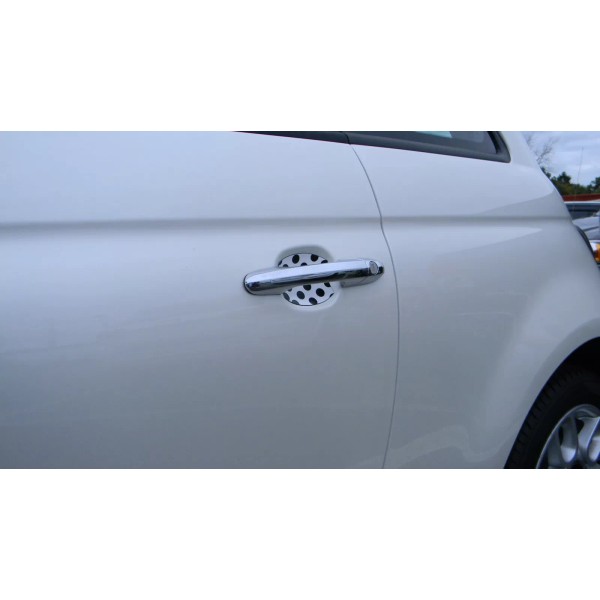 Cupeez BLACK AND WHITE POLKA DOT AUTO ACCESSORY DOOR HANDLE