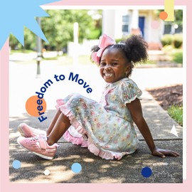 TSUKIHOSHI Racer Kids Shoes - Strap-Closure Machine-Washable Kids and Toddler Shoes with Wide Toe Box & Slip-Resistant, Non-Marking Outsoles, Rose/Pink - 8.5 Toddler (1-4 Years)