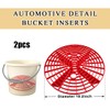 MUQIDA 2 PCS Car Wash Bucket Insert, Plastic Wash Bucket