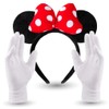 Kostümheld® 2-in-1 Minnie Mini Mouse Ears Costume Set with Gloves