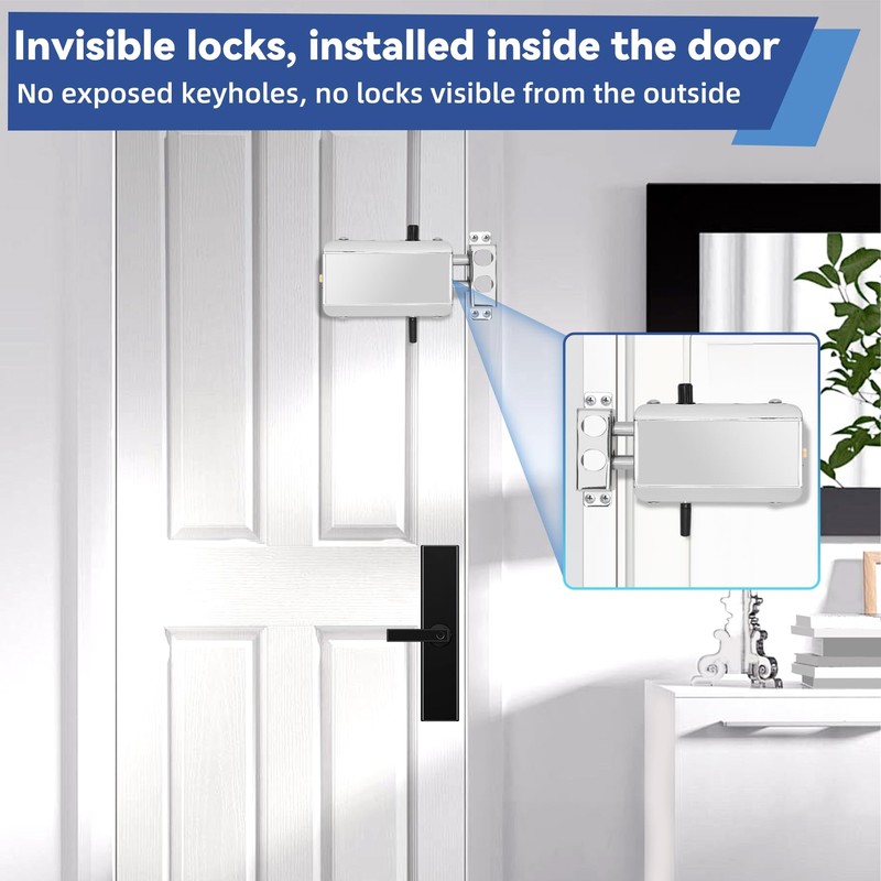 Electronic Deadbolt Door Lock, Remote Control Locks, RV Lock Keyless,