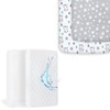 2 Pack Pack N Play Mattress Protector and 2 Pack