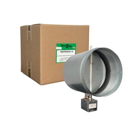 Durodyne 10” Motorized HVAC Power Damper – 24V AC, Power Close/Spring Open, Easily Convertible for Thermostat or Zone Control Systems – 5 Year Warranty- NSPRD