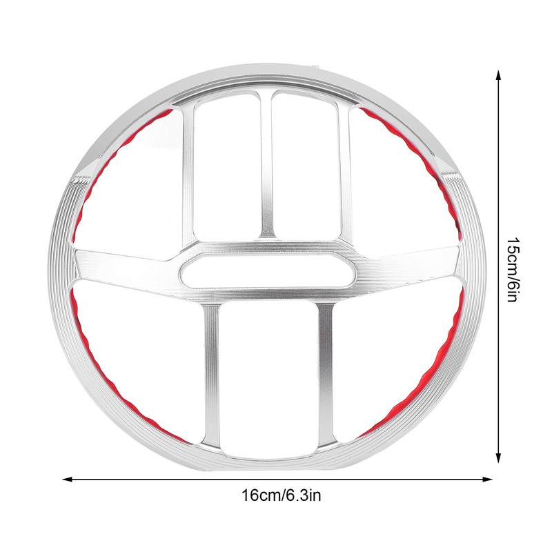 Headlight Grill Cover, Front Headlight Mesh Grill Cover, Aluminum Alloy