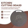 Kopinma Cutting Board Plastic Kitchen Cutting Board Round Baking Board