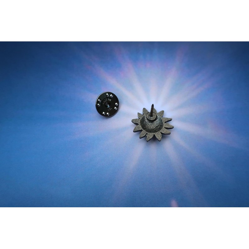 Jim Clift Design Sun Face Lapel Pin - 1 Count