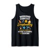 Weekend Forecast Scrapbooking Funny Craft Quote Tank Top
