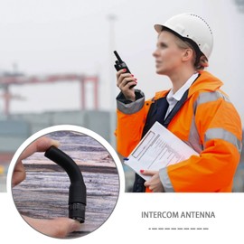 ECSiNG 2Pcs Walkie Talkie Antenna Compatible with Uniden SR30C Bearcat BC125AT BCD436HP BC75XLT BCD325P2 Radio BNC Male Soft Antenna 20MHz - 1300MHz