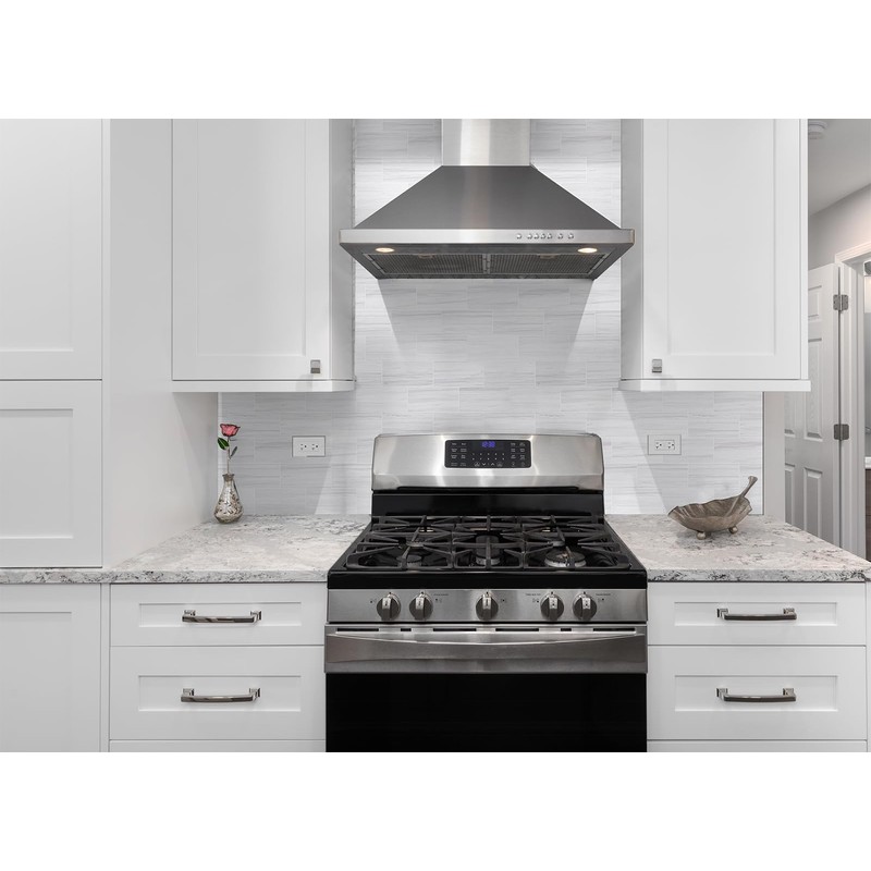 StyloVue 100 Pieces Peel and Stick Backsplash for Kitchen, 3"