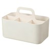 Disnace Baby Kunststoff-Korb-Organizer mit Griff, Tragbarer Organizer Aufbewahrungsbox Kunststoffkorb, 5