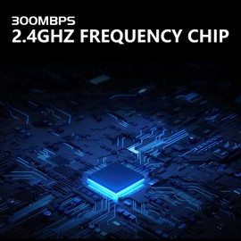 WiFi Repeater Extender Signal Booster for Home, WiFi Amplifier, WiFi Range Extender, Internet Booster with Ethernet Port (300Mbps)