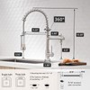 AIMADI Kitchen Faucet with Pull Down Sprayer,Commercial Stainless Steel Pull