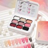 9 Neutral Colors Patting Gel Polish Palette for Ombre Nail