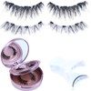 LAUBESS Magnetic Eyelashes with Applicator 2 Pair No Glue Needed