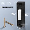 Betus LED Lighted Doorbell Button - Classic Rectangular Wall Mounted
