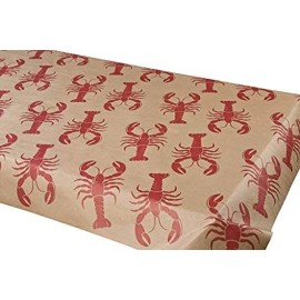 Unbranded crawfish paper Print Kraft Paper (2 ROLLS) lobster boil roll 40" wide x 9' long