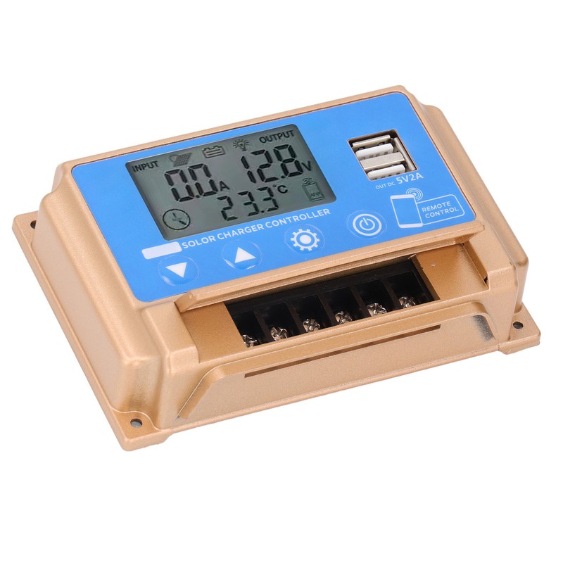 Solar Charge Controller Dual USB MPPT Intelligent Solar Panel Regulator