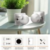GOBEKOR 10 Pack Passage Door Knobs Keyless Interior Door Knobs