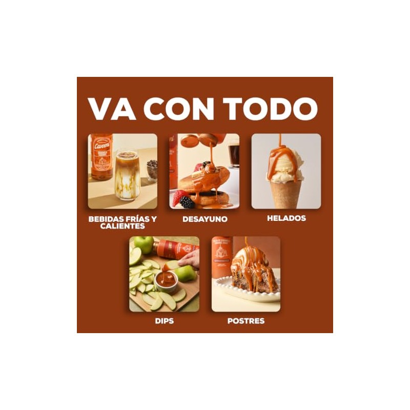 Caveeni Salsa de Caramelo 600g