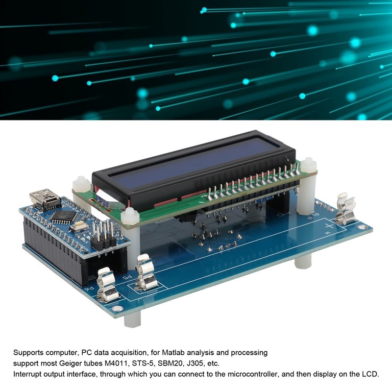 Geiger Counter Kit Module GM Tube USB LCD Display Geiger