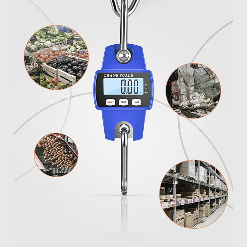Steelmight Hanging Scale Digital Crane Scale 300kg Measuring Precision 0.03kg